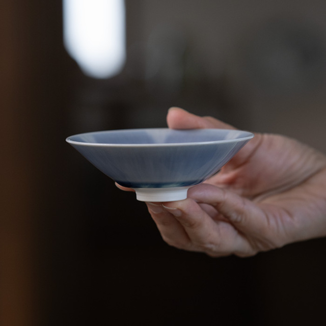 酒器 | 流彩磁盃（YN-075） 作家「永草陽平」