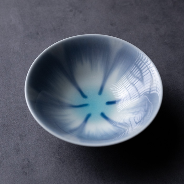 酒器 | 流彩磁盃（YN-075） 作家「永草陽平」