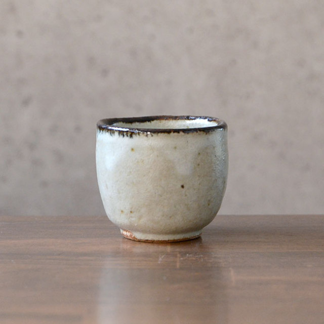 皮鯨ぐい呑（共箱付A）　作家「瀬津義雄」