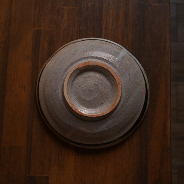 大皿　絵画　作家物 作家 増山文 輪花絵皿 6寸 鹿更紗｜作家もののうつわ通販 四季折