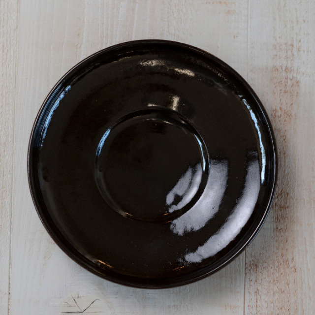 和食器 天目釉皿（YT-079） 作家「多屋嘉郎」