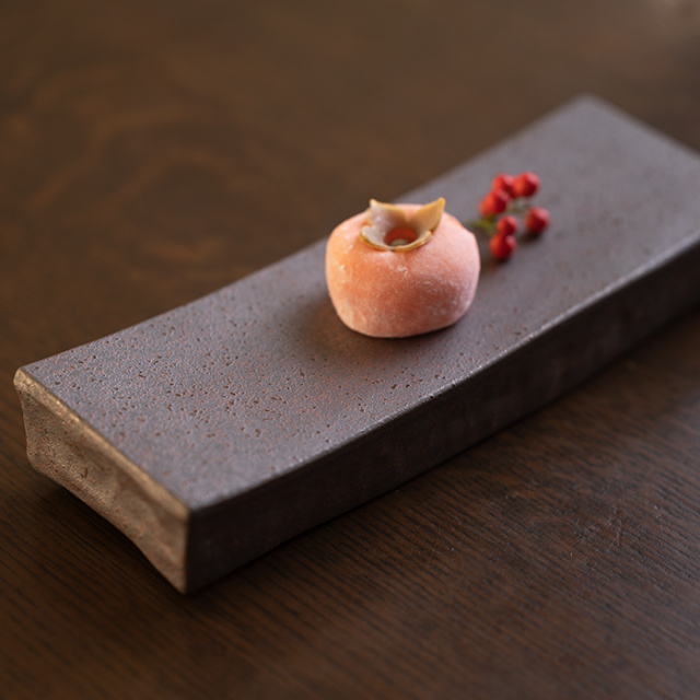 焼締皿　陶芸家