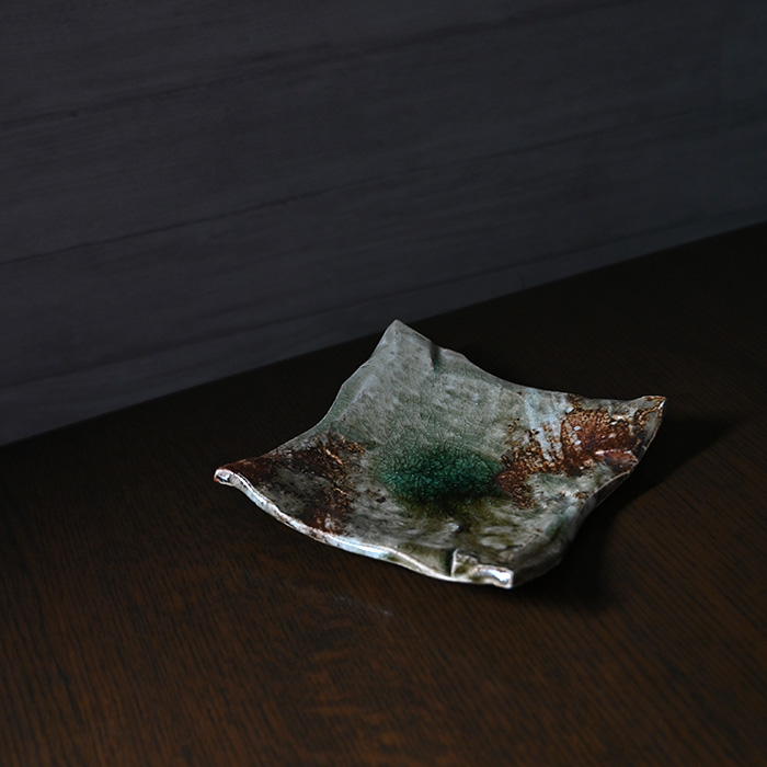 共箱付】織部志野ぐい呑（MA-335) 作家「新学」