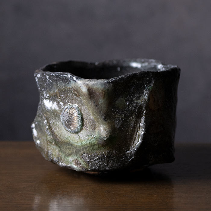 伊賀焼　抹茶碗　新学