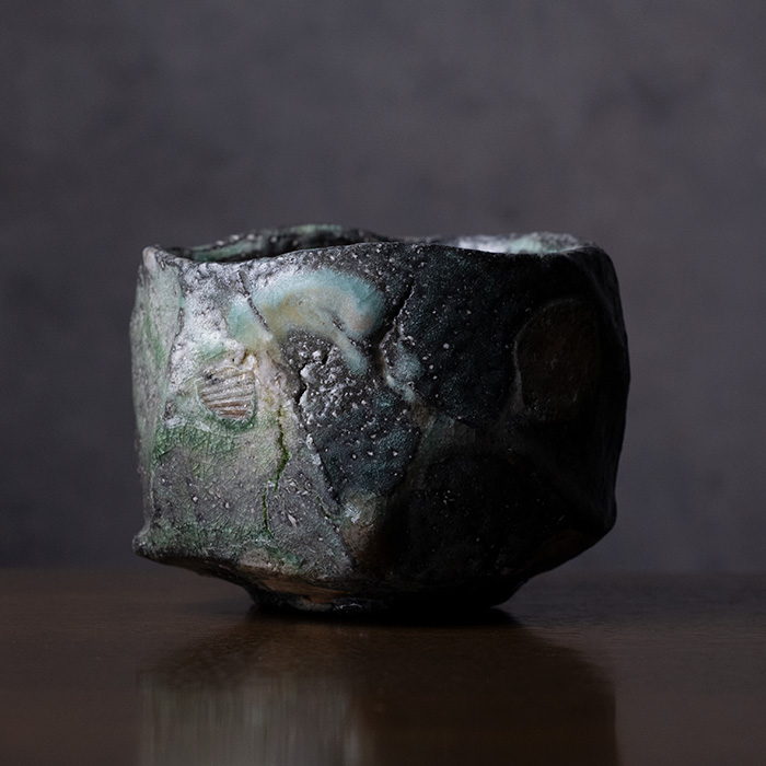 伊賀鎬茶碗　新学