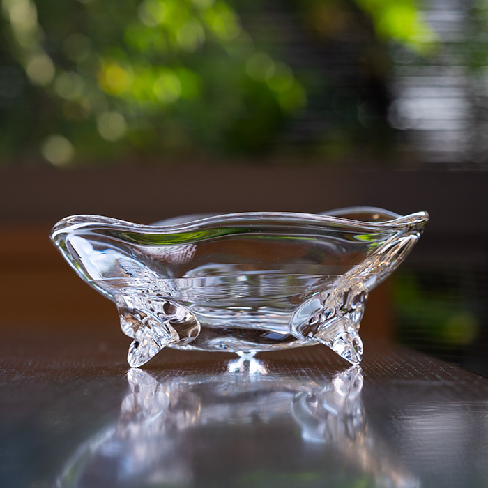 しずく ガラスボウル 原光弘/ボールプレート ガラス しずくボウルプレート（MH-134） 作家「原光弘」