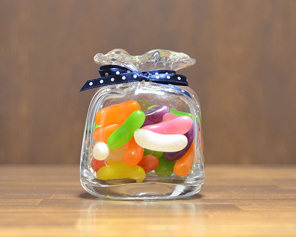Glass Bottle Blue (ボックス付）　 作家「原光弘」
