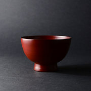 漆器　能登飯碗(赤)　作家「赤木明登」