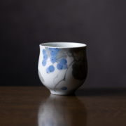 染付湯呑　陶芸作家　本多亜弥
