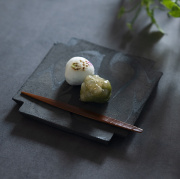 彩済流板皿　作家　瀬津純司
