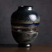 花瓶 | 凛彩花器「竹取物語」（KOK-425） 作家「岸本耕平」