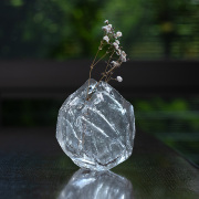 ガラス　花器　　作家
