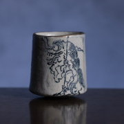 花瓶●丹波【清水美和雄作】丹羽の壺 一輪挿し 花器 作家物 桐共箱 時代物 骨董 花瓶○丹波【清水美和雄作】丹羽の壺 一輪挿し 花器 作家物 桐共