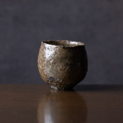 西端正作　丹波焼　ぐい呑　共箱　略歴付　共布　酒器 西端正作 丹波焼 ぐい呑 共箱 略歴付 共布 酒器 柳瀬美術店 /