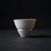 茶入。陶芸。名作家「田中陶山」。無箱。文は禪語：本來無一物...茶道具美品。 tyawann-1049_1.jpg?v=