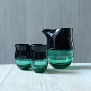 ガラス　DOMAKI ""Green"" 酒器揃(SI-053)　作家「飯田将平」