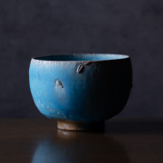 山田想　青茶碗　常滑　人気作家 常滑焼 陶芸家 山田想の作品なら【公式】Artshop Gallery うつわや悠々