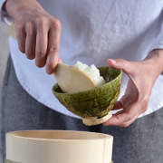 和食器　大和織部めしわん（TK-010） 作家「金本卓也」