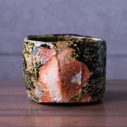 二代横山香寶 虫明焼 茶盌 合箱 しめ縄 抹茶碗 抹茶茶碗 茶道具 茶器 食器 二代横山香寶 虫明焼 茶盌 合箱 しめ縄 抹茶碗 抹茶茶碗