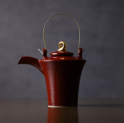 和食器　赤絵金彩酒注 (TM-017)　作家「森野知子」