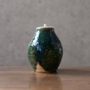 織部茶入B　　作家「横山拓也」