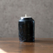 黒茶入A　　作家「横山拓也」
