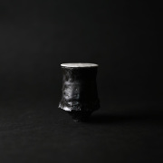 黒茶入　横山拓也