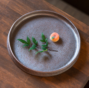 焼締皿　陶芸家