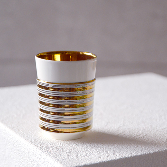 和食器　Layer.series お湯のみ GOLD　作家「田中雅文」