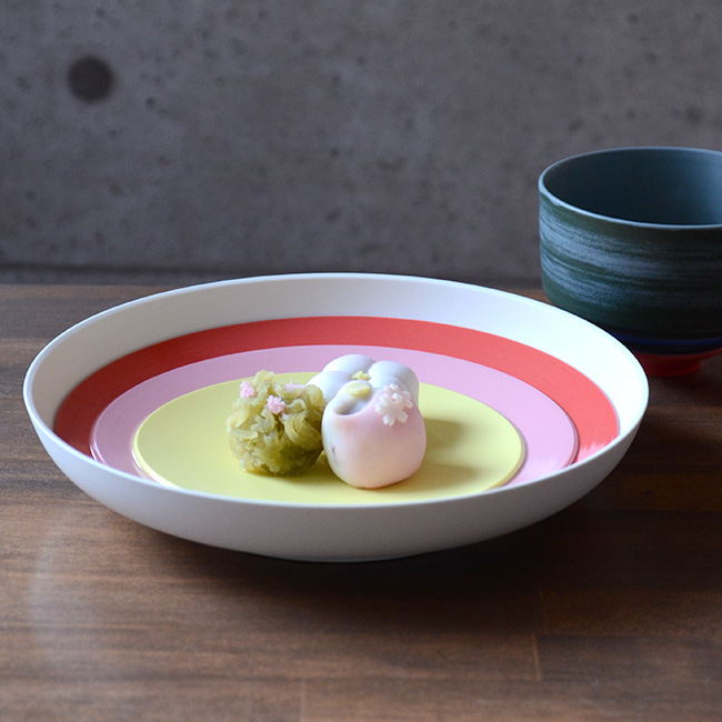 Layer.series KASHIBACHI""White""（共箱付） 　作家「田中雅文」 