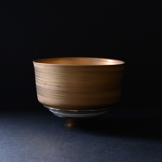 彩泥四重茶碗　""JEWEL""　(共箱付） 　作家「田中雅文」