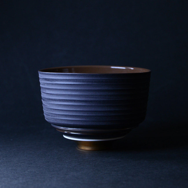 彩泥四重茶碗　""JEWEL""　(共箱付） 　作家「田中雅文」