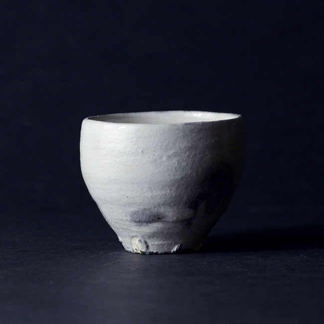 和食器　粉引酒盃　(共箱付no.9）　作家「川淵直樹」