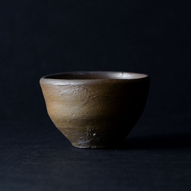 和食器　南蛮酒盃　(共箱付no.4）　作家「川淵直樹」