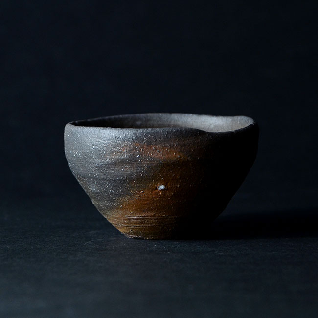 和食器　南蛮酒盃　(共箱付no.20）　作家「川淵直樹」