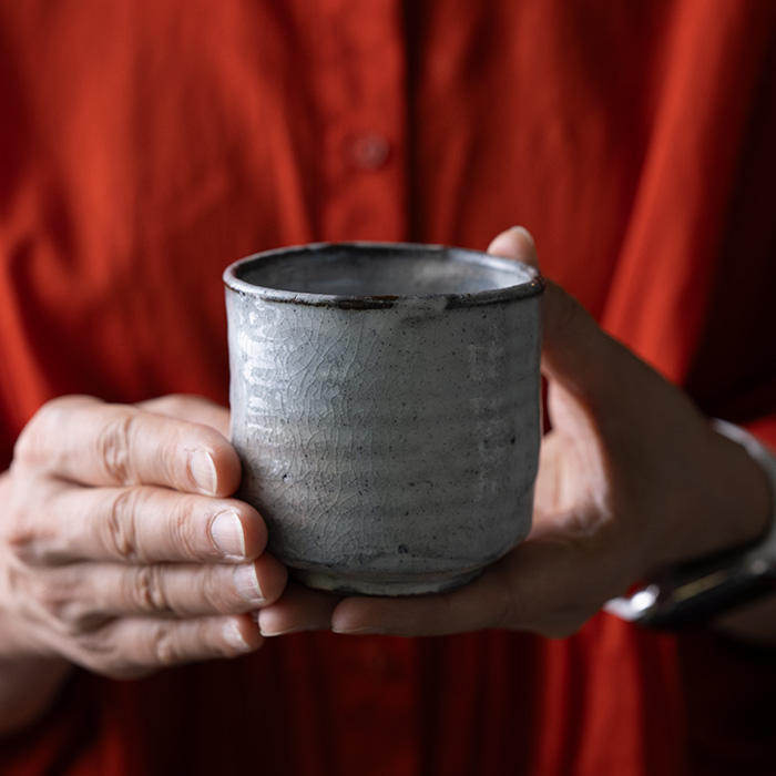 美濃粉引湯呑ver.3　作家「林隆一郎」