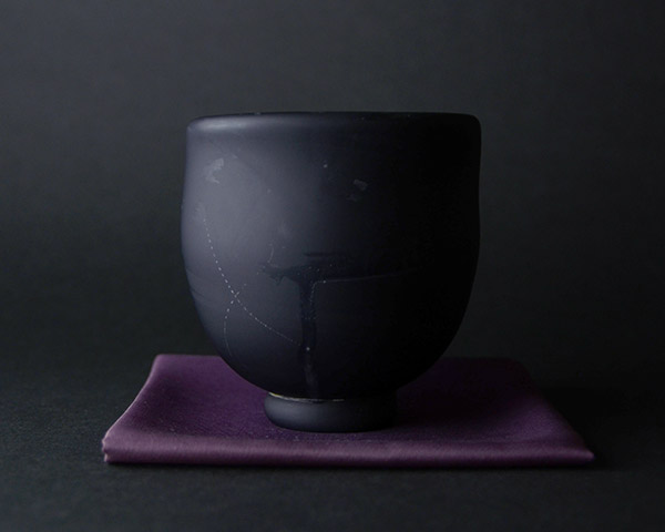 硝子茶碗 作家「鯉江良二」