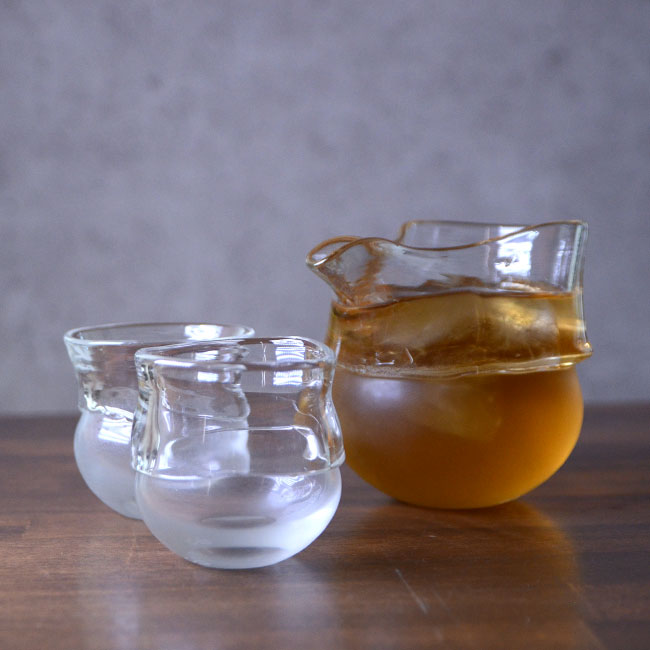 ガラス　DOMAKI “Clear” 酒器揃no.8　作家「飯田将平」