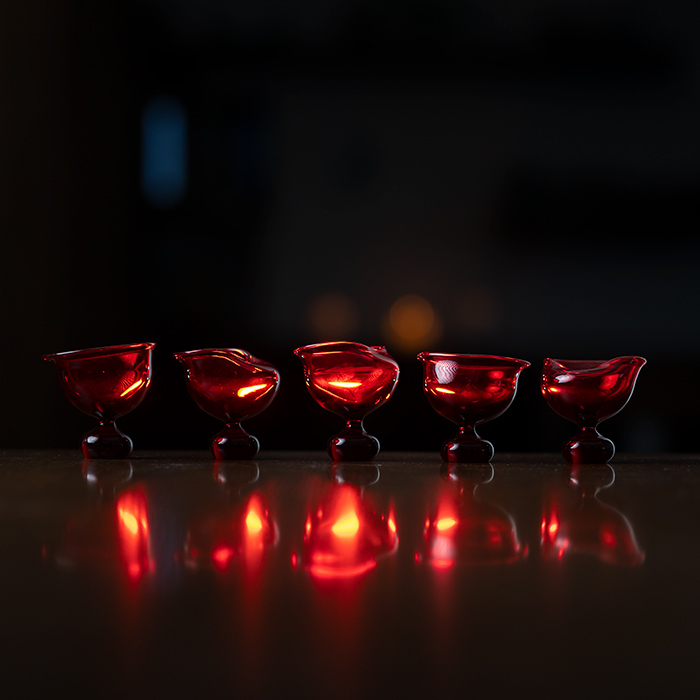 ガラス　ワイングラス　作家　飯田将平