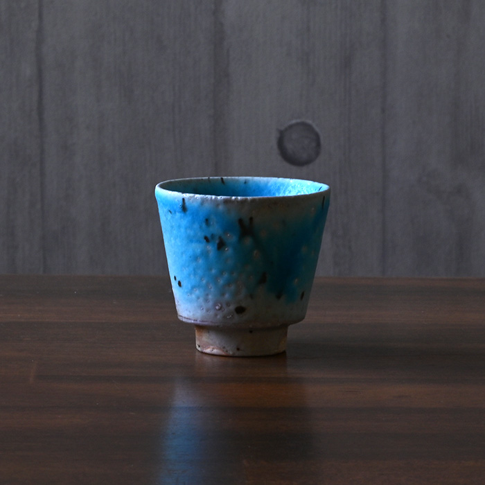青抹茶茶碗 作家山田想