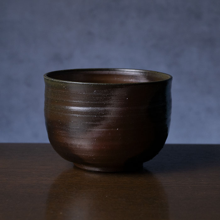 共箱付】青茶碗 (SOY-350) 作家「山田想」