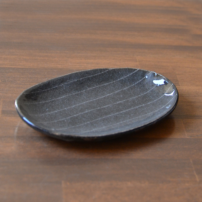鼠志野　小皿