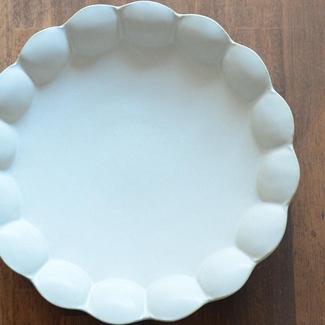 フラワープレート(L)　作家「山本壮平」