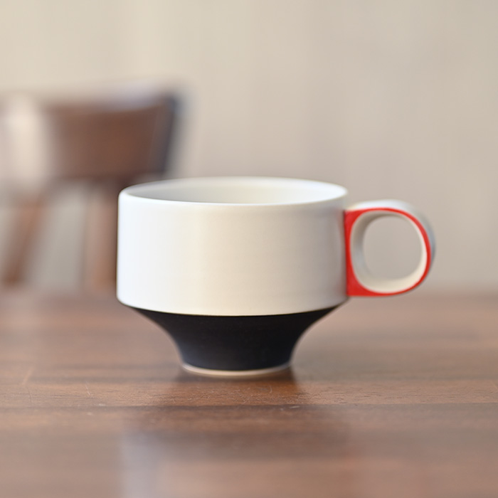 Color cup（黒赤）　作家「山本壮平」