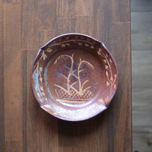 絵志野皿（中） 作家「林　健人」