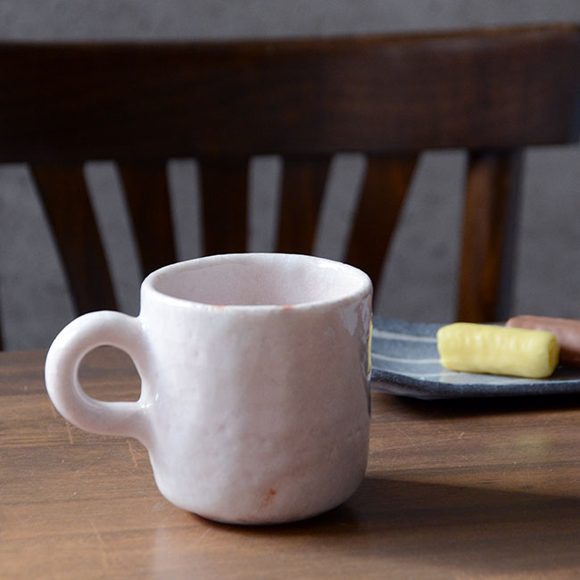 和食器 白志野マグカップ　作家「林健人」