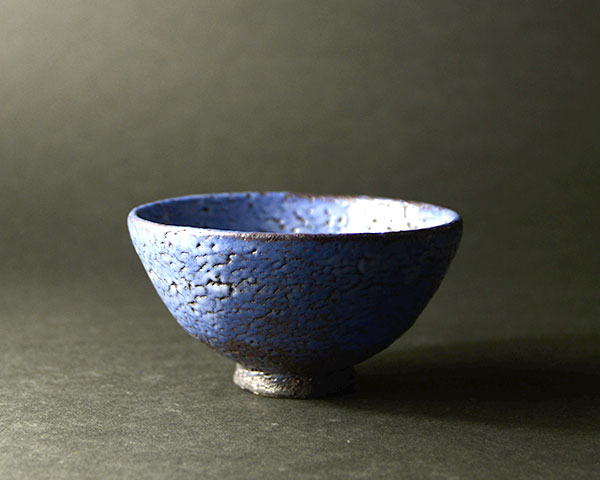 蒼志野ご飯茶碗（小）　 作家「林　健人」