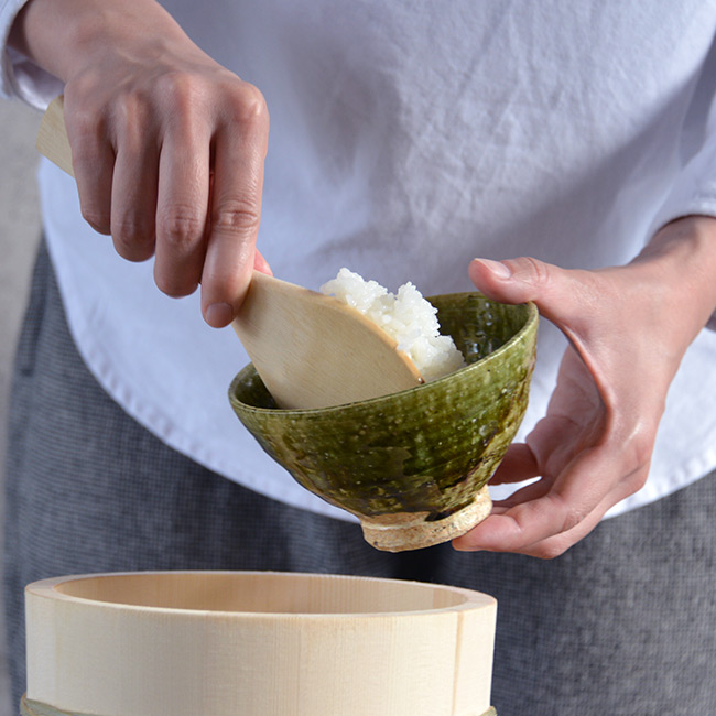 和食器　大和織部めしわん（TK-010） 作家「金本卓也」