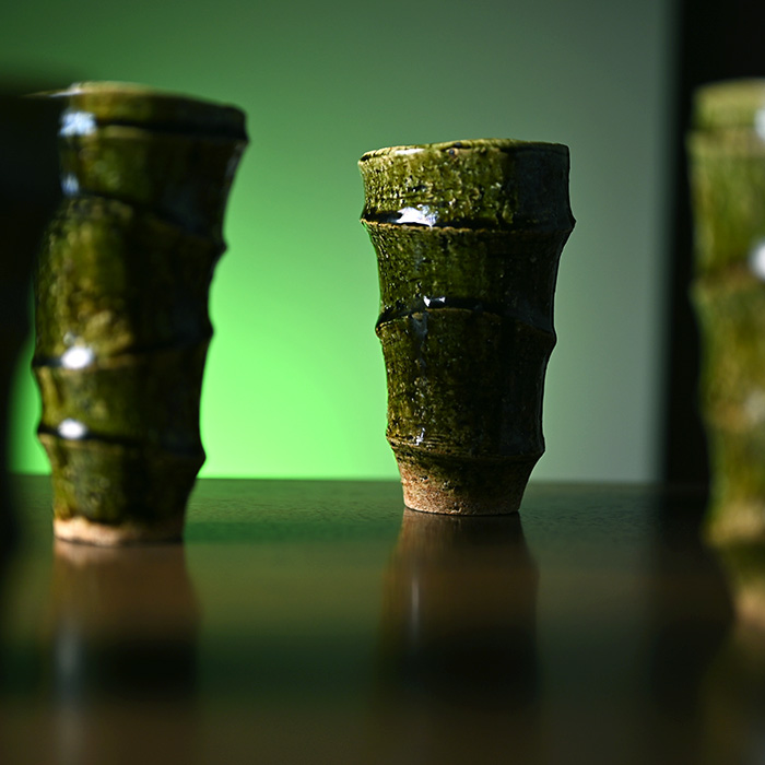 大和織部カップ　作家「金本卓也」