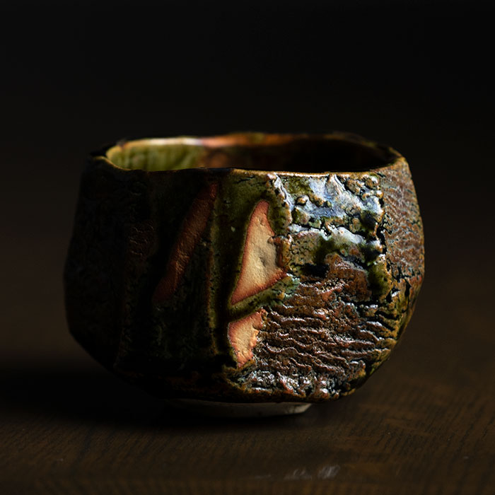 抹茶碗　織部